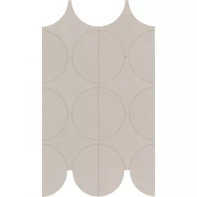 MARAZZI Cementum Sand Mosaico Cerchi 23,8x41,4 csempemozaik