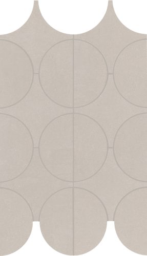 MARAZZI Cementum Sand Mosaico Cerchi 23,8x41,4 csempemozaik