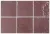 Equipe La Riviera Juneberry 13,2x13,2 rusztikus falicsempe
