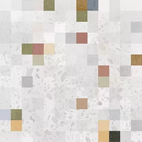   ARCANA STRACCIATELLA Granella Nacar 20x20 terrazzo mintás járólap