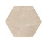 Hexatile Cement Mink17,5x20 hatszögletű járólap