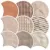 Realonda Scale Gloss Patchwork 30,7 x 30,7 pikkely alakú csempe, járólap