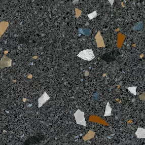  ARCANA STRACCIATELLA R Grafito 80x80 terrazzo mintás járólap