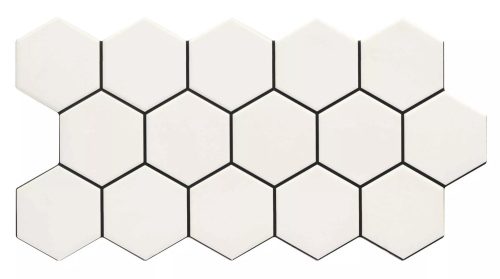 Realonda Hex Snow 26,5 x 51 hexagon járólap, falicsempe