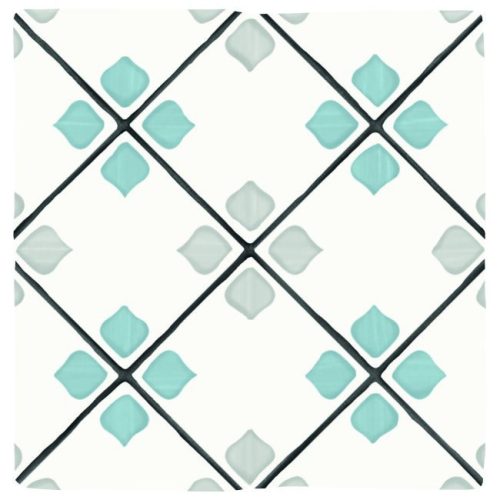 Harmony Tanger Silver Rhomb 12,3x12,3