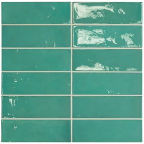 Equipe Village Teal 6,5x20 rusztikus falicsempe