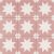 Mainzu Fired Star Pink 20x20 - cementlap mintás járólap