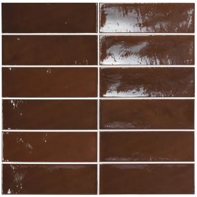 Equipe Village Wallnut Brown 6,5x20 rusztikus falicsempe