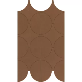 MARAZZI Cementum Cotto Mosaico Cerchi 23,8x41,4 csempemozaik