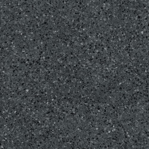 VIVES Niza-R Negro Pulido 79,3x79,3 fényes terrazzó mintás padlólap