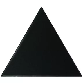   Equipe Triangolo Black Matt 10,8x12,4 háromszög alakú falicsempe