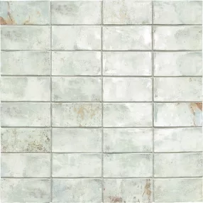 Mainzu Biarritz Green 7,5x15 rusztikus falicsempe