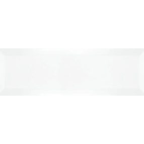   Ribesalbes Bisel Blanco Mate 10x30 matt fózolt fehér metrocsempe