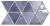 Realonda Triangle Craft Navy 48,5x28 háromszög alakú járólap, falicsempe