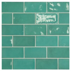 Equipe Village Teal 6,5x13,2 rusztikus falicsempe