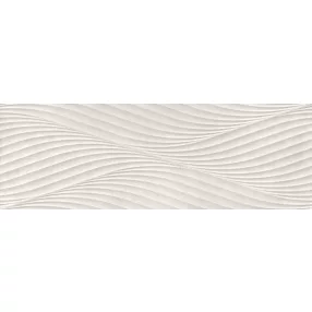 SALINES WAVES SILVER 33,3X100 fürdőszobacsempe