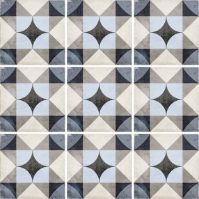 Equipe Art Nouveau Palais Blue 20x20