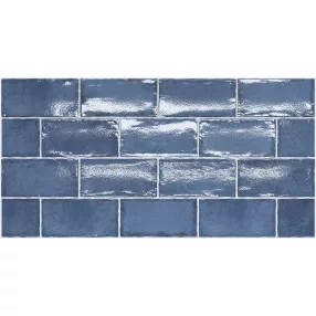 Equipe Altea Thistle Blue 7,5x15 rusztikus falicsempe