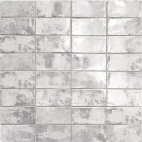 Mainzu Biarritz Grey 7,5x15 rusztikus falicsempe