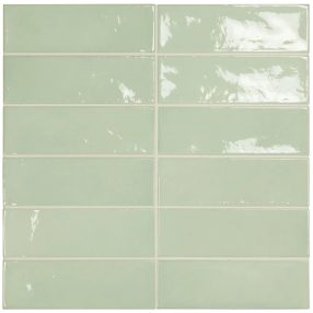 Equipe Village Mint 6,5x20 rusztikus falicsempe