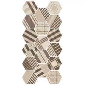  Hexatile Cement GEO Sand 17,5x20 hatszögletű járólap dekor