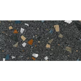   ARCANA STRACCIATELLA R Grafito 60X120 terrazzo mintás járólap