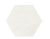 Hexatile Cement White 17,5x20 hatszögletű járólap