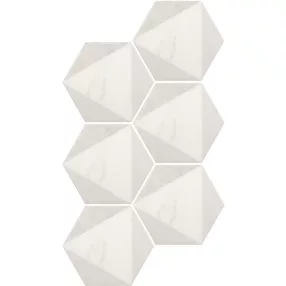  Equipe Carrara Hexagon Peak 17,5x20 hexagon járólap, falicsempe