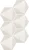 Equipe Carrara Hexagon Peak 17,5x20 hexagon járólap, falicsempe