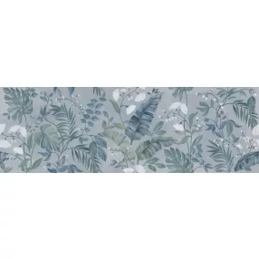 Marazzi White Deco - MEN7 - White deco frond touch 60x180