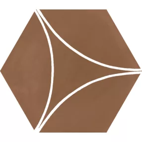 MARAZZI Cementum Cotto Decoro Arco 21x18,2 hexagon járólap