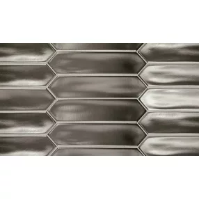 Equipe lanse Silver 5x25 - hatszögletű falicsempe