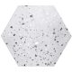 Realonda Confeti Grey 56 x 48,5 hexagon terrazzo mintás járólap