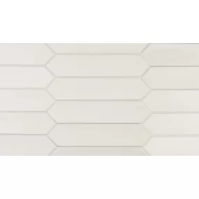 Equipe lanse White 5x25 - hatszögletű falicsempe
