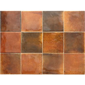 EQUIPE HANOI Burnt Red10x10 csempe
