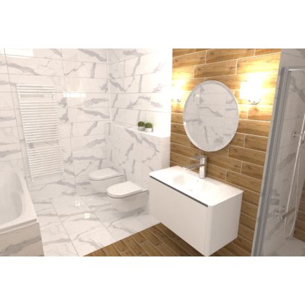 3D fürdőszoba látványterv