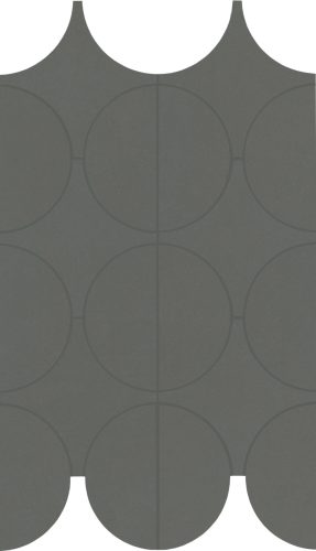 MARAZZI Cementum Indigo Mosaico Cerchi 23,8x41,4 csempemozaik