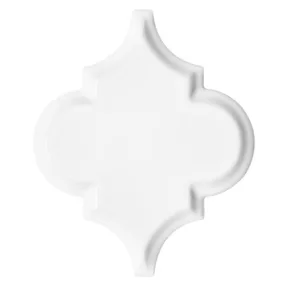 Dunin Arabesco White 13,1x15,8 piskóta alakú falicsempe
