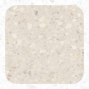 VIVES Loano-R Beige 20x20 terrazzó mintás padlólap