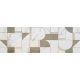 MARAZZI ALLMARBLE Wall Golden White Satin Decoro Club 40X120 M8T5 fényes márványmintás dekorcsempe