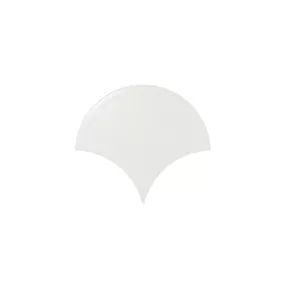 Equipe Fan White Matt 10,6x12 pikkely alakú falicsempe