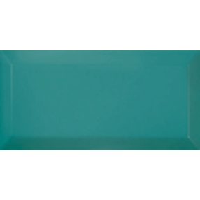 Metrocsempe Bisel Turquesa Brillo 10x20