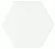 Realonda Opal Blanco 28,5x33 matt fehér hexagon járólap