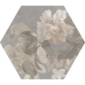   MARAZZI Cementum Nickel Decoro Spring 21x18,2 hexagon járólap