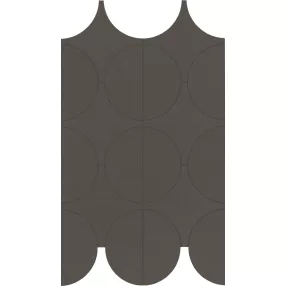   MARAZZI Cementum Carbon Mosaico Cerchi 23,8x41,4 csempemozaik