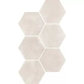   Equipe Urban Melange Natural 29,2x24,2 hexagon dekor járólap, falicsempe