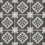 Art Nouveau Pàdua Black 20x20