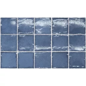 Equipe Altea Thistle Blue 10x10 rusztikus falicsempe