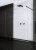 Radaway Modo New Black I Walk In -fekete zuhanyfal