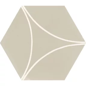MARAZZI Cementum Sand Decoro Arco 21x18,2 hexagon járólap